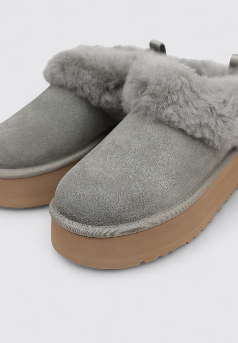 UGG Tazzelle Mujer - Botas bajas de cuero verde 3/5