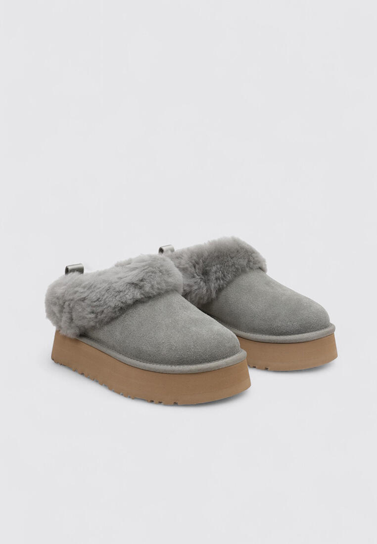 UGG Tazzelle Mujer - Botas bajas de cuero verde 2/5