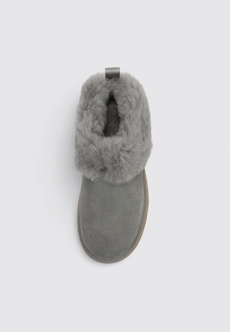 UGG Tazzelle Mujer - Botas bajas de cuero verde 5/5