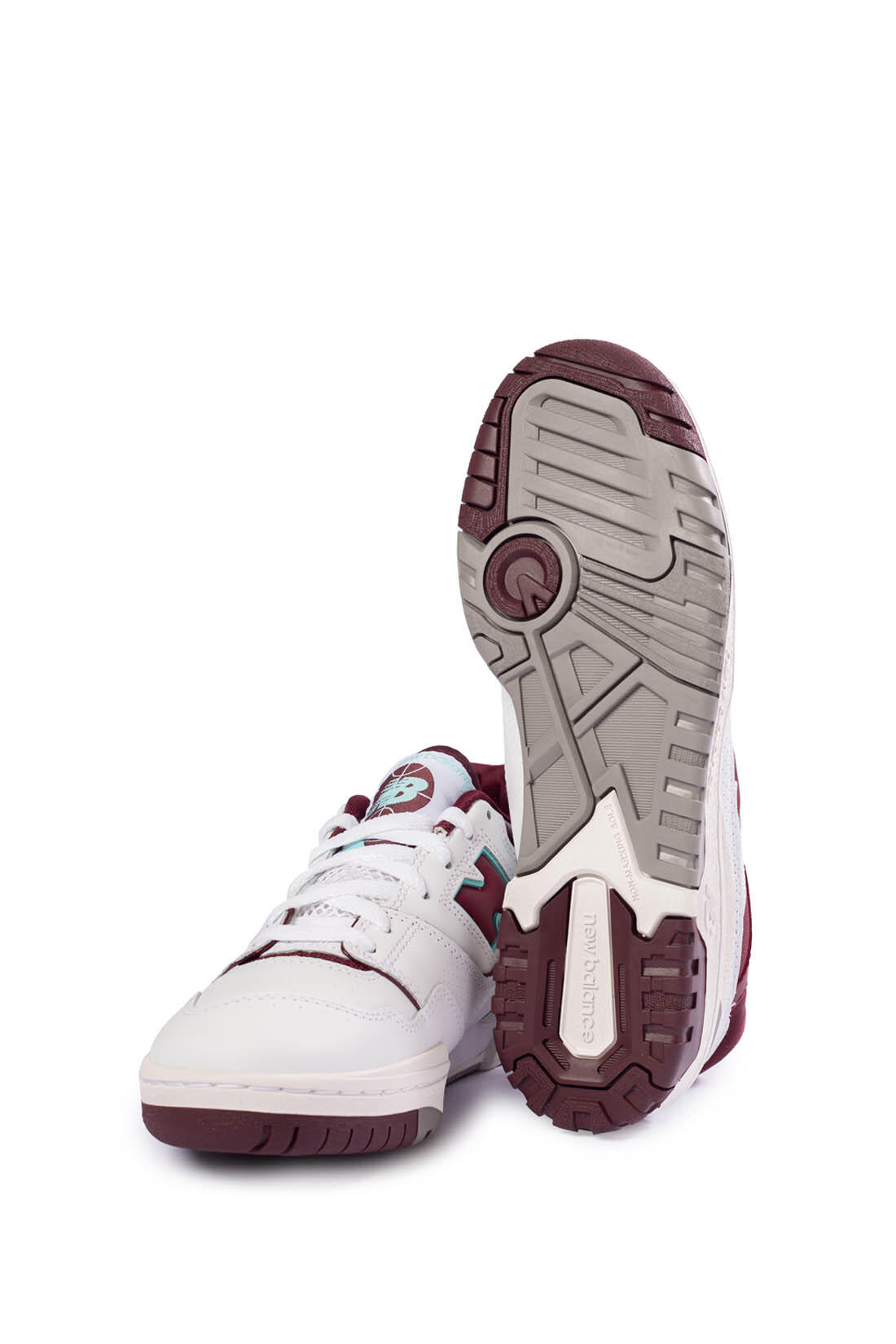 Chaussures de sport - modèle 550 - bordeaux/cyan 2/5