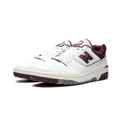 Buty sportowe sneakersy New Balance 550 Burgundy Cyan - BB550WBG