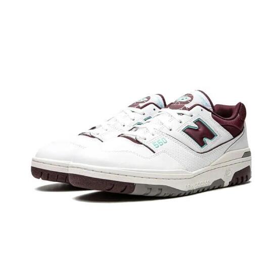 Buty sportowe sneakersy New Balance 550 Burgundy Cyan - BB550WBG
