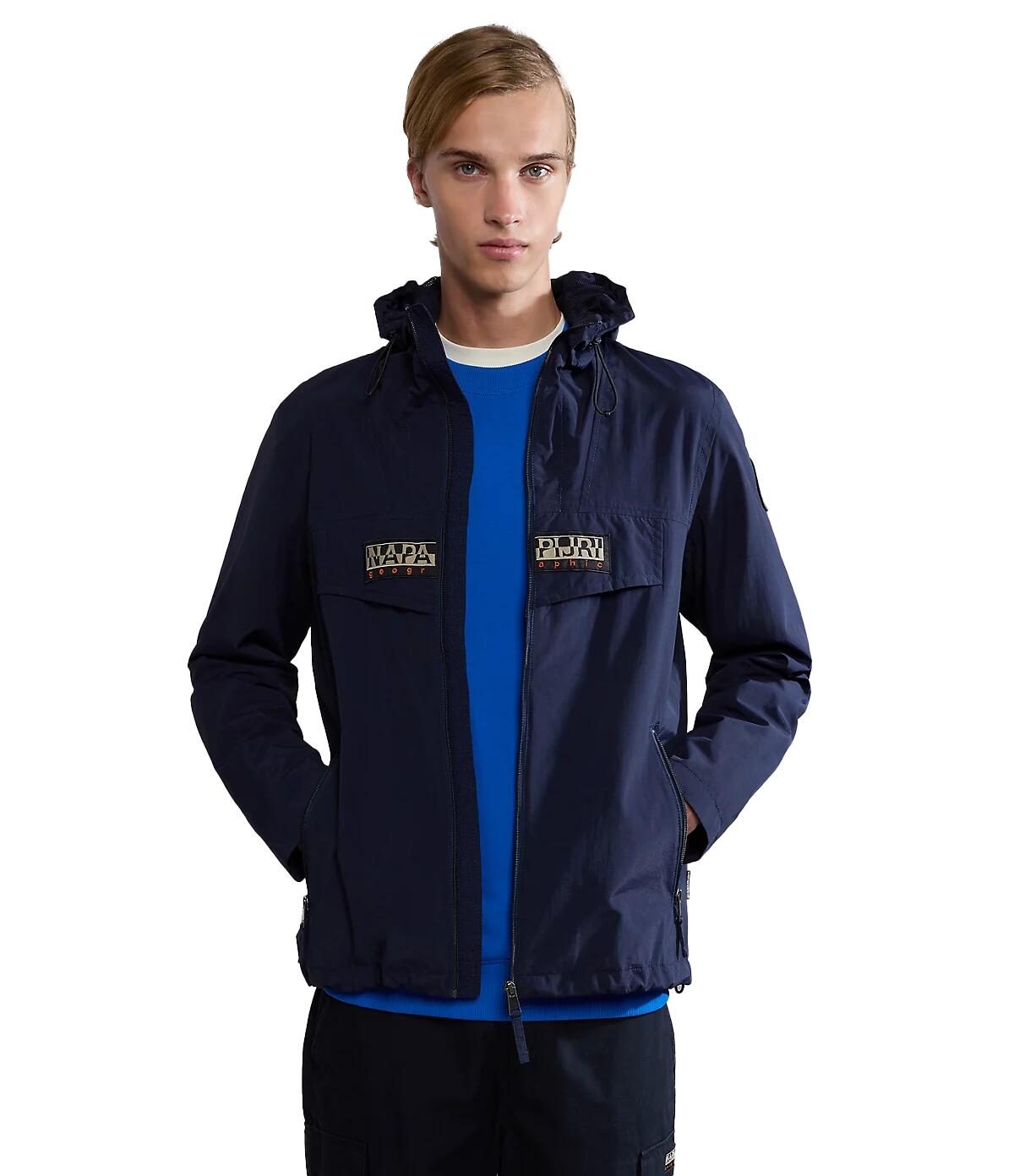 Napapijri Herren Jacke Rainforest Open Summer dunkel blau 2/4
