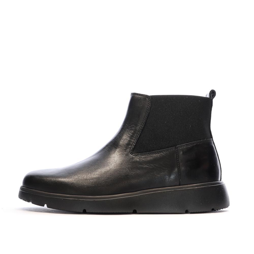 Geox Women's Arlara Black Ankle Boots