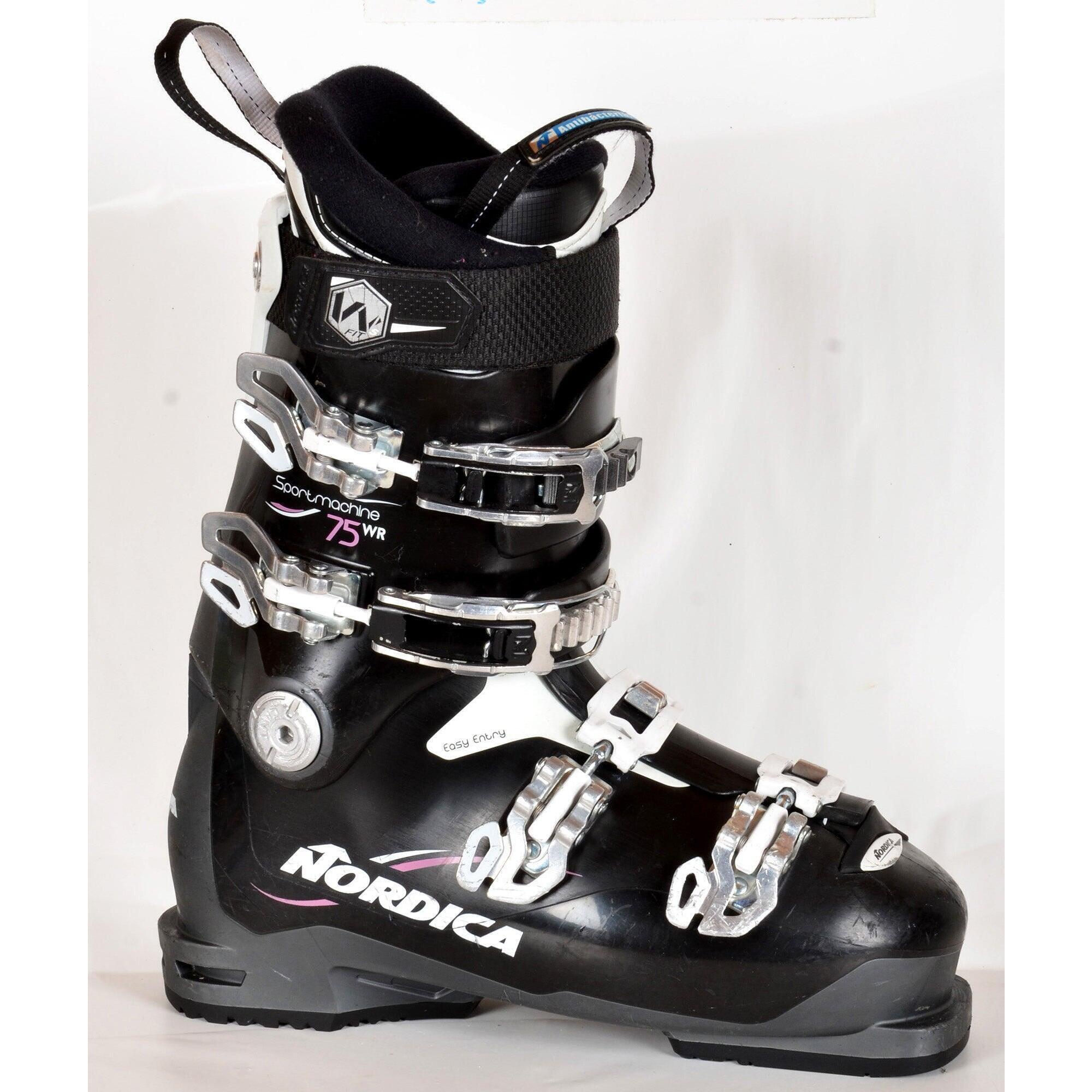 Nordica - Reconditionne - Chaussures De Ski Nordica Sportmachine 75 Wr Black - Bon - Chaussures De Ski - Multicolore - 26 Cm - Decathlon