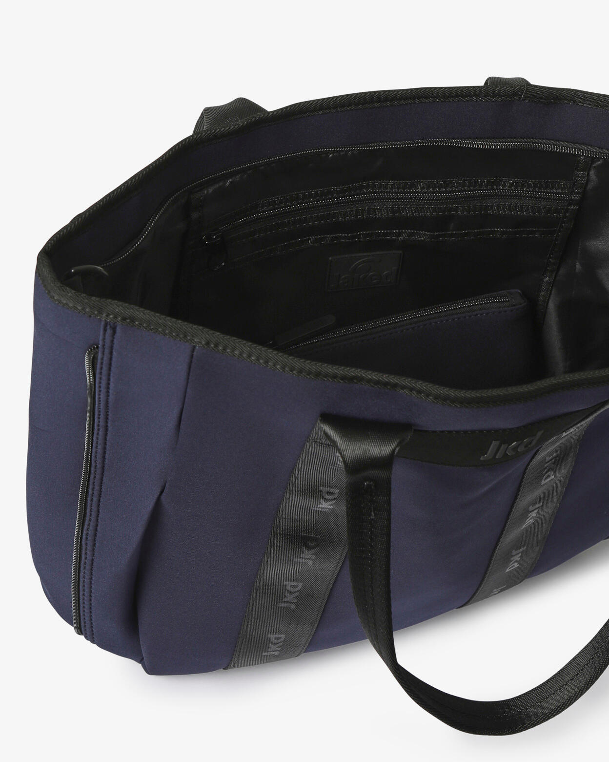 Marineblauwe synthetische fitnesstas voor heren en dames 4/4