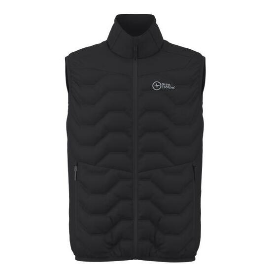 Great Escapes Vassar Evo Herren-Steppweste Schwarz-S