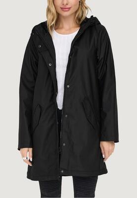 Giubbotti e Cappotti Donna ONLSALLY RAINCOAT OTW NOOS Nero