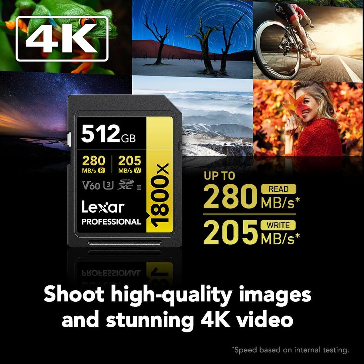 SD Speicherkarte LEXAR LSD1800512G-BNNNG 512 GB 3/5