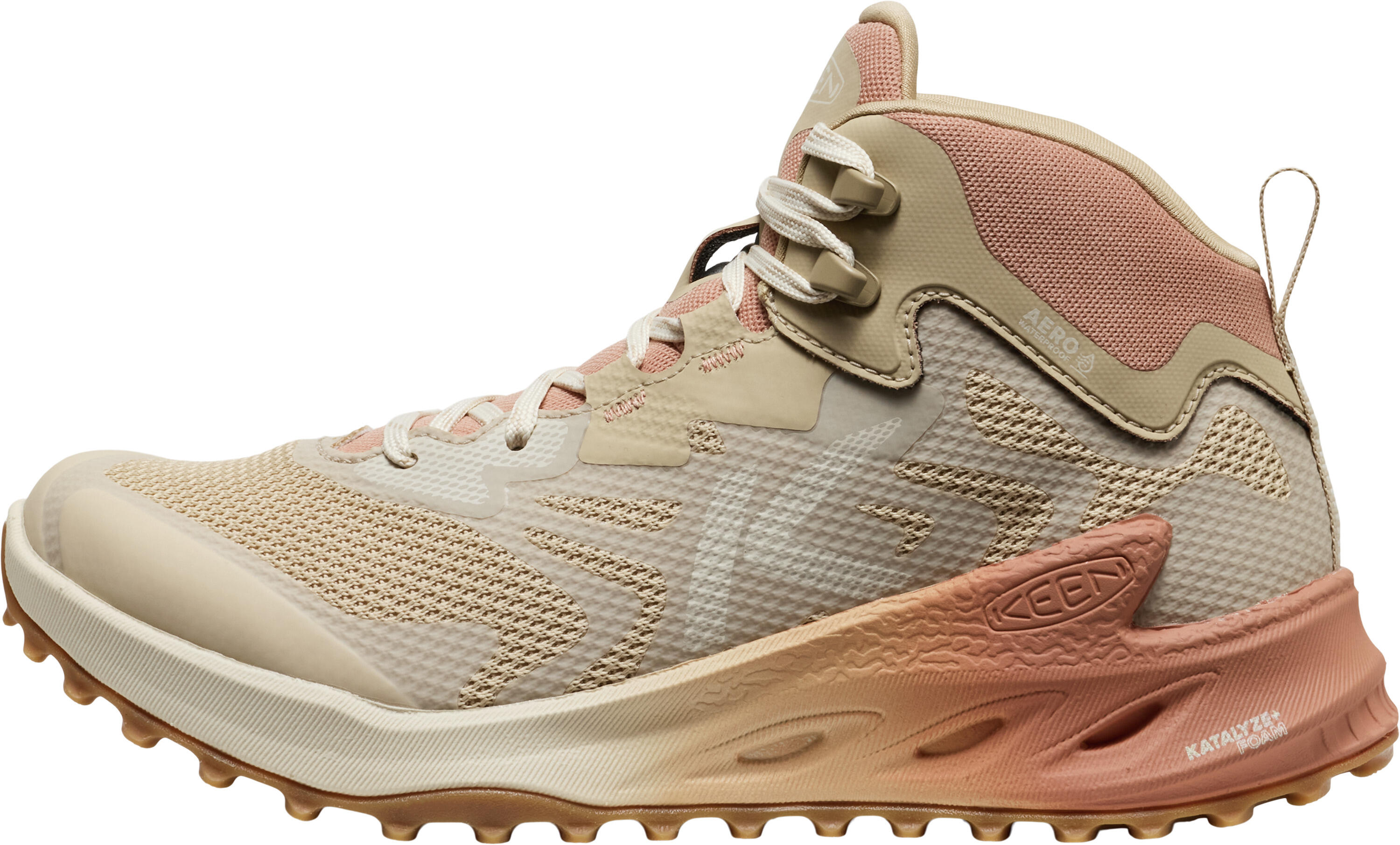 Women's ZIONIC NXT MID WP W Hiking Shoe Safari/Cork 2/5