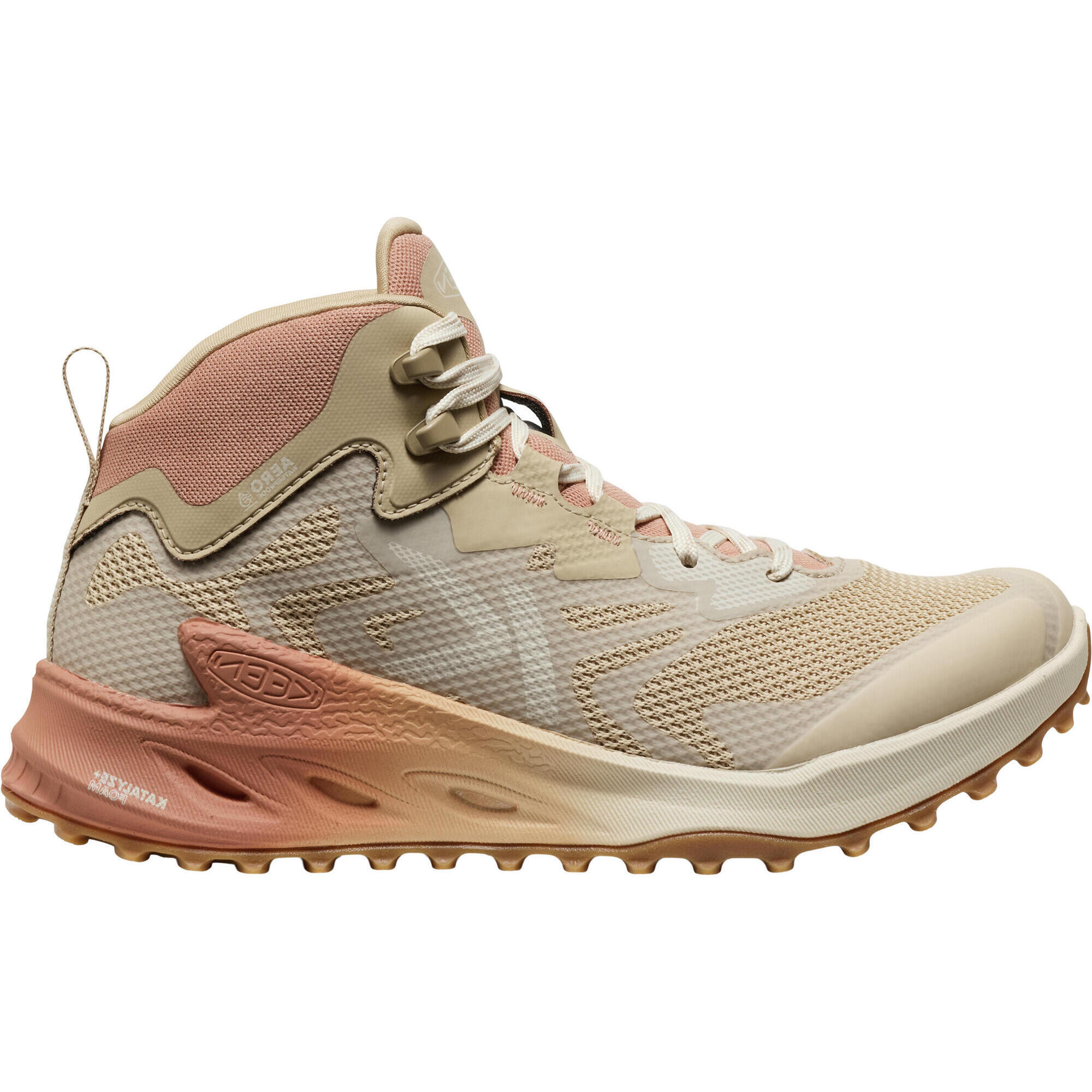 Keen - Femmes Zionic Nxt Mid Wp W Safari/cork - Chaussure D'Approche - Beige|kaki|marron|vert - Decathlon