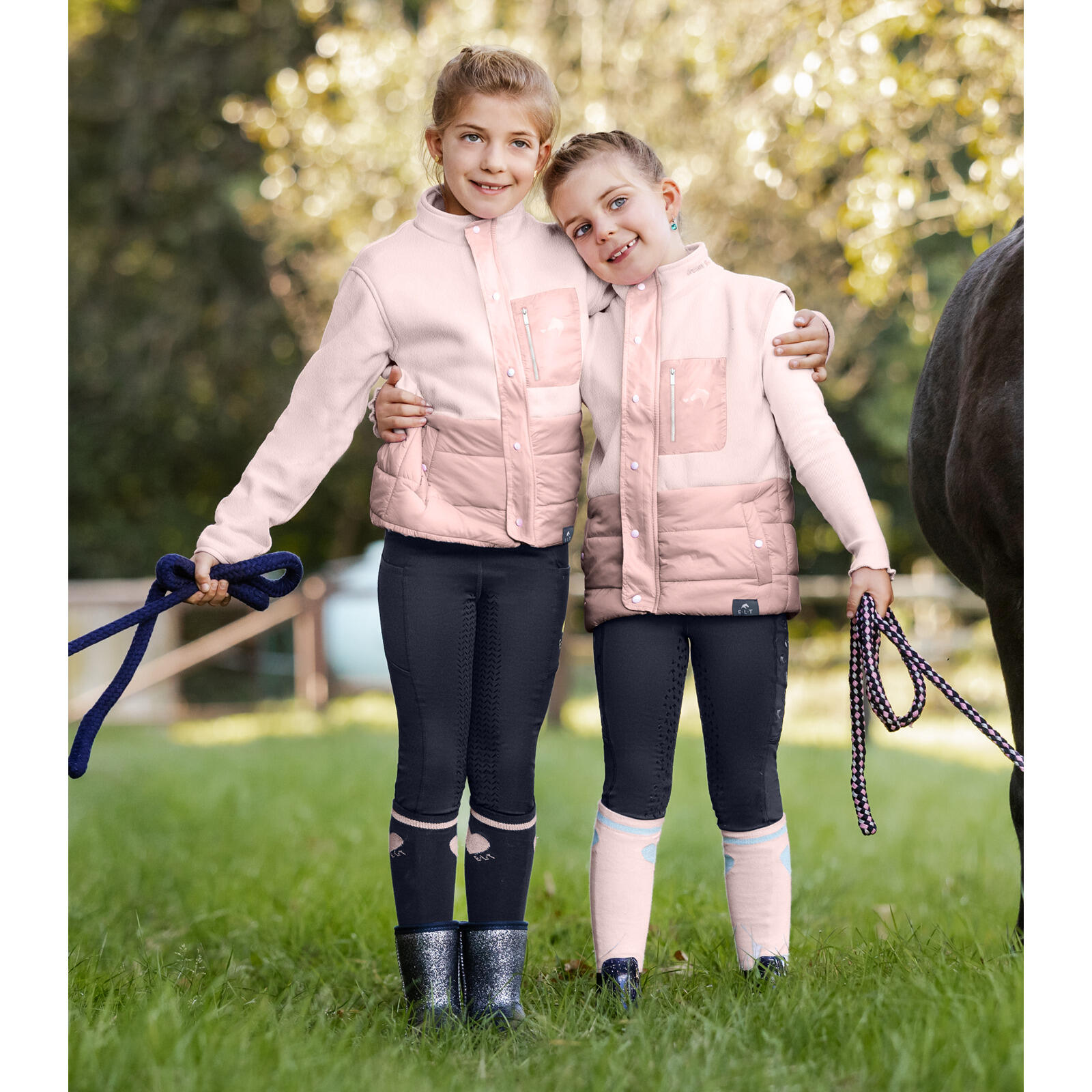 Girl's waterproof riding jacket ELT Lucky Malou 2/3