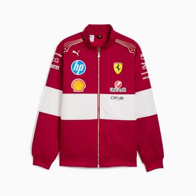 PUMA Giacca Scuderia Ferrari Team Racing 2025 da uomo 763954 01 RED