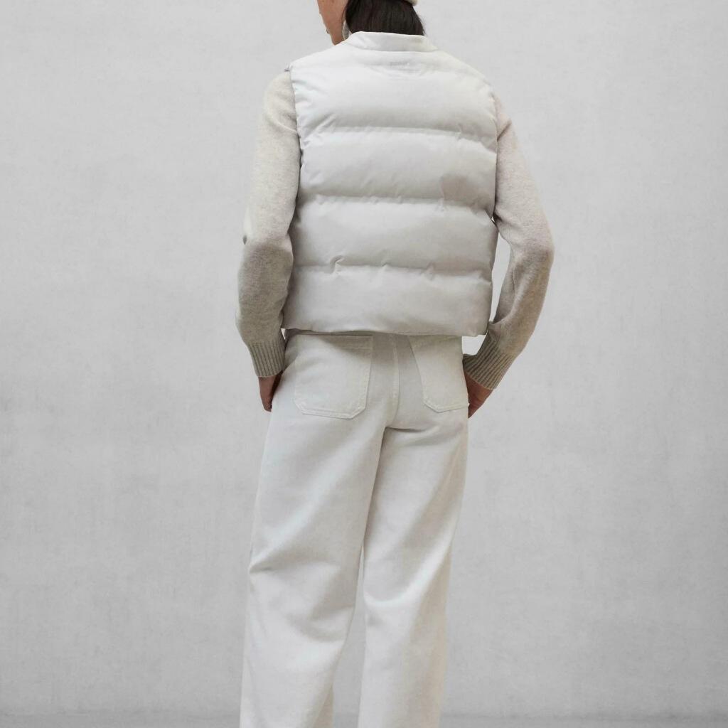 Ecoalf Modèle Pounce Vest Couleur Blanc 3/5