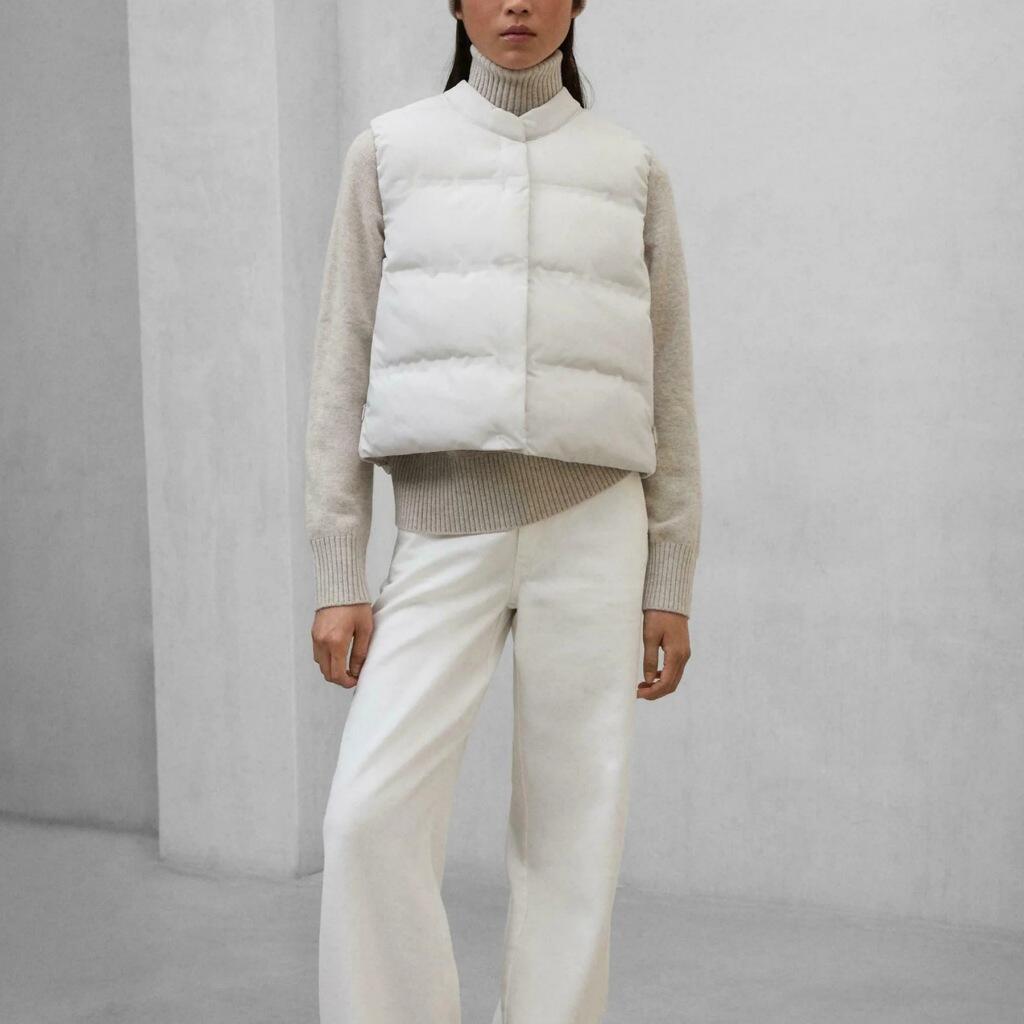 Ecoalf Modèle Pounce Vest Couleur Blanc 4/5