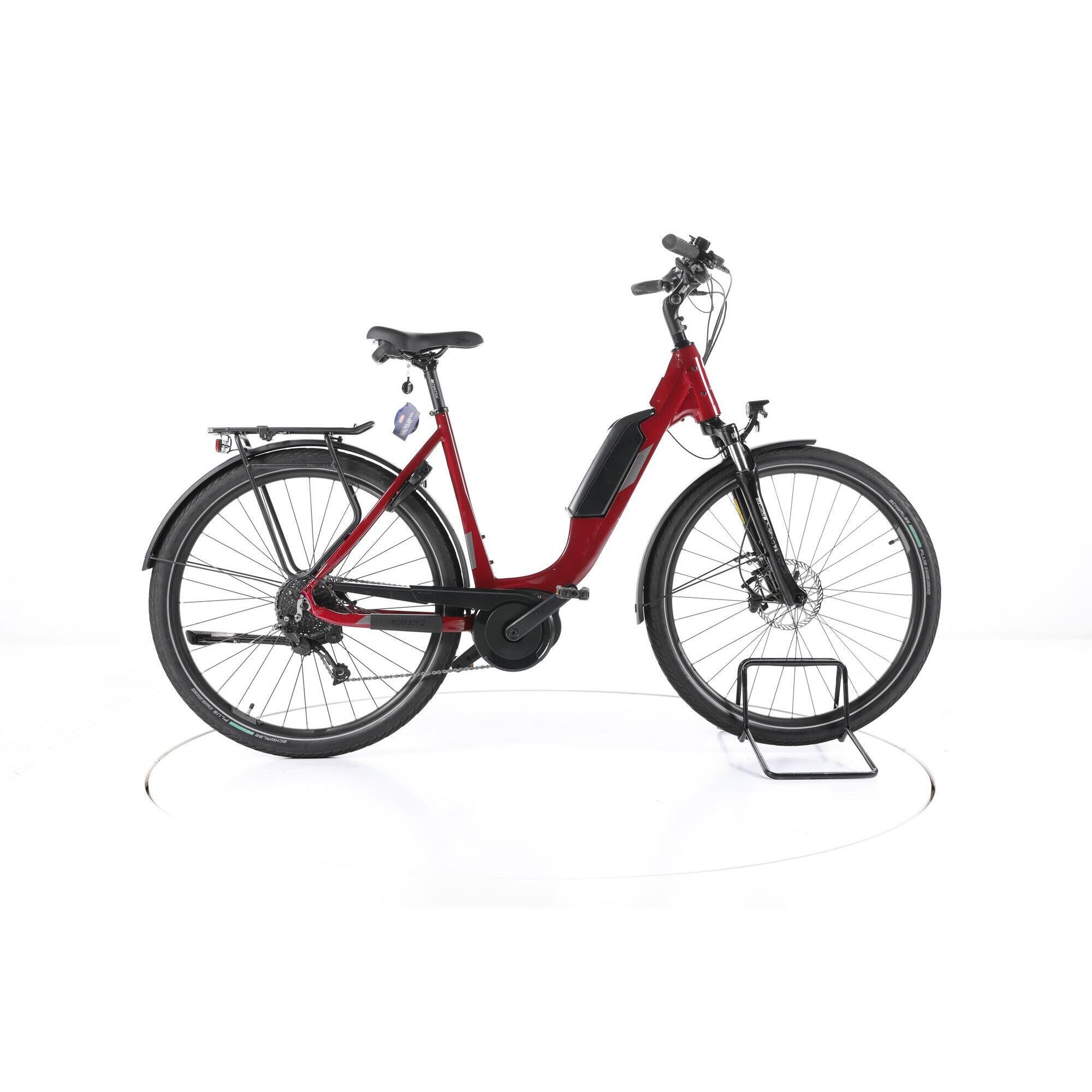 Morrison Bikes - Reconditionné - Morrison E 6.0 Trekking Vélo Électrique Entrée Basse - Bon - Vélo De Voyage - Rouge - 55 - Decathlon