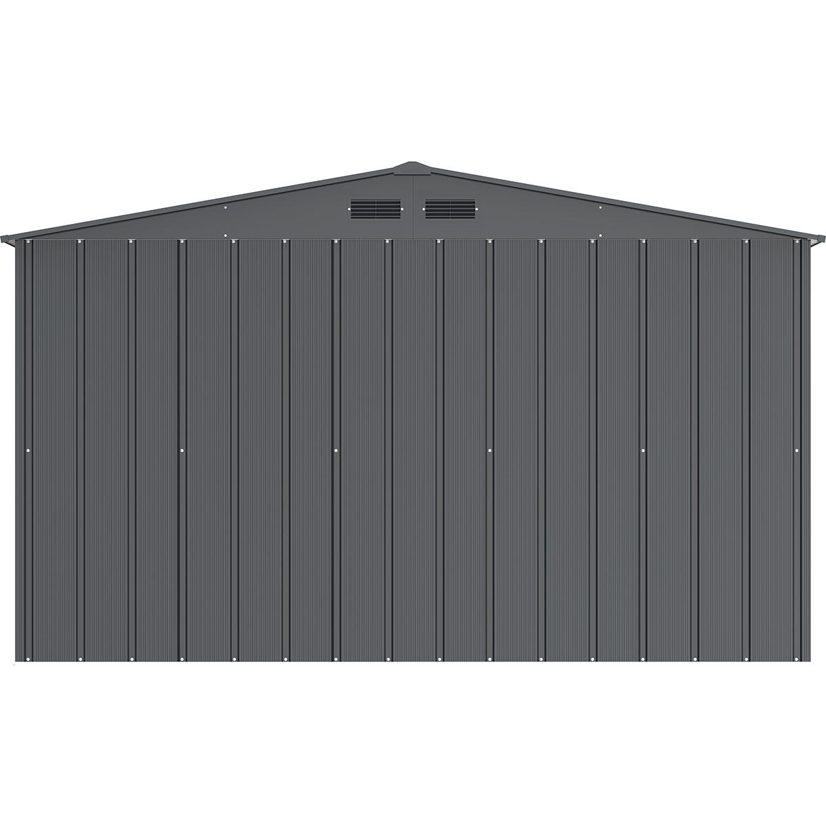 Caseta jardín Eco Jávea 10×10 metal gris antracita 6/7