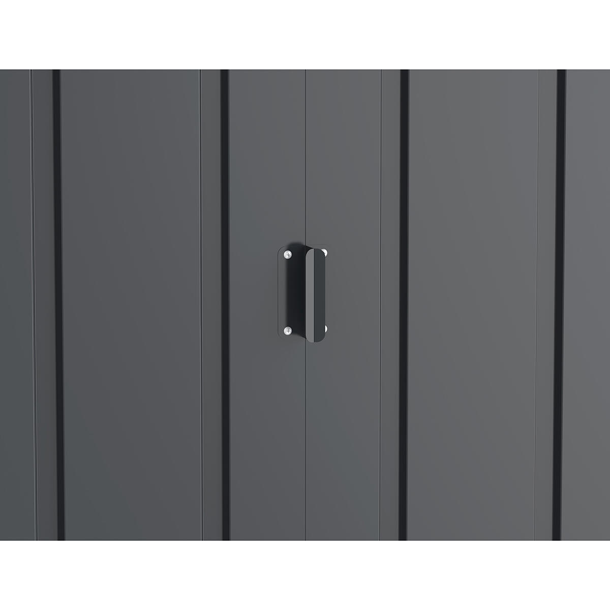 Caseta jardín Eco Jávea 10×10 metal gris antracita 5/7