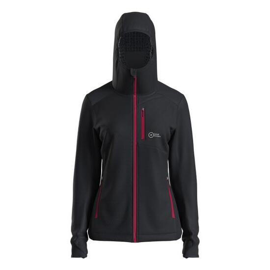 Great Escapes Cosmique lady long zip fleece jacket vulcan