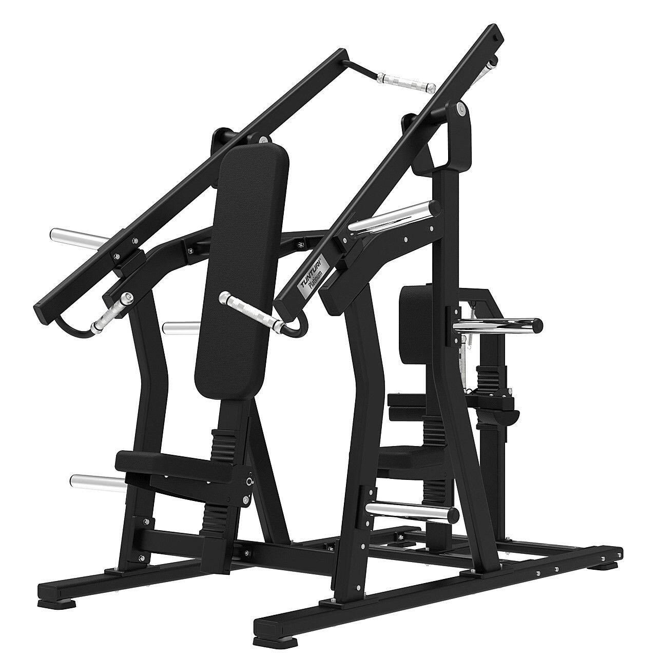 TUNTURI Tunturi Platinum Plate Loaded Dual Chest Press & Lat Pulldown