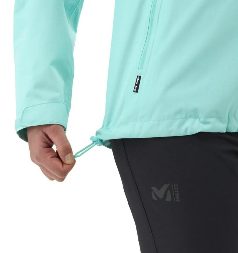 Veste Légère Imperméable Millet "Fitz Roy III Jkt W" L Bleu Vert 5/7
