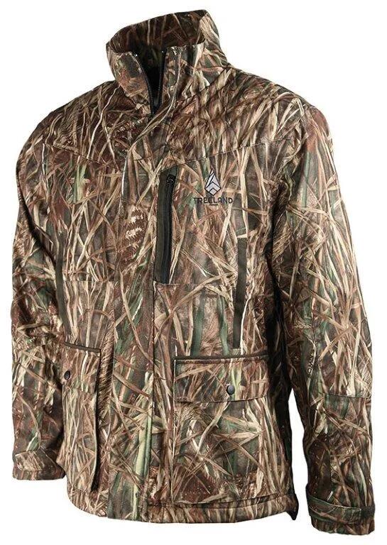 Veste De Chasse Chaude Polaire Treeland Camo Roseaux 1/1