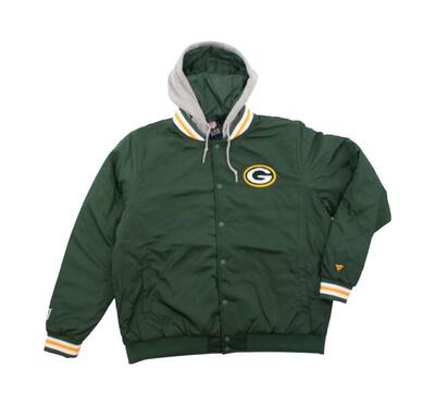 Jacke NFL Green Bay Packers Sateen College in Grün