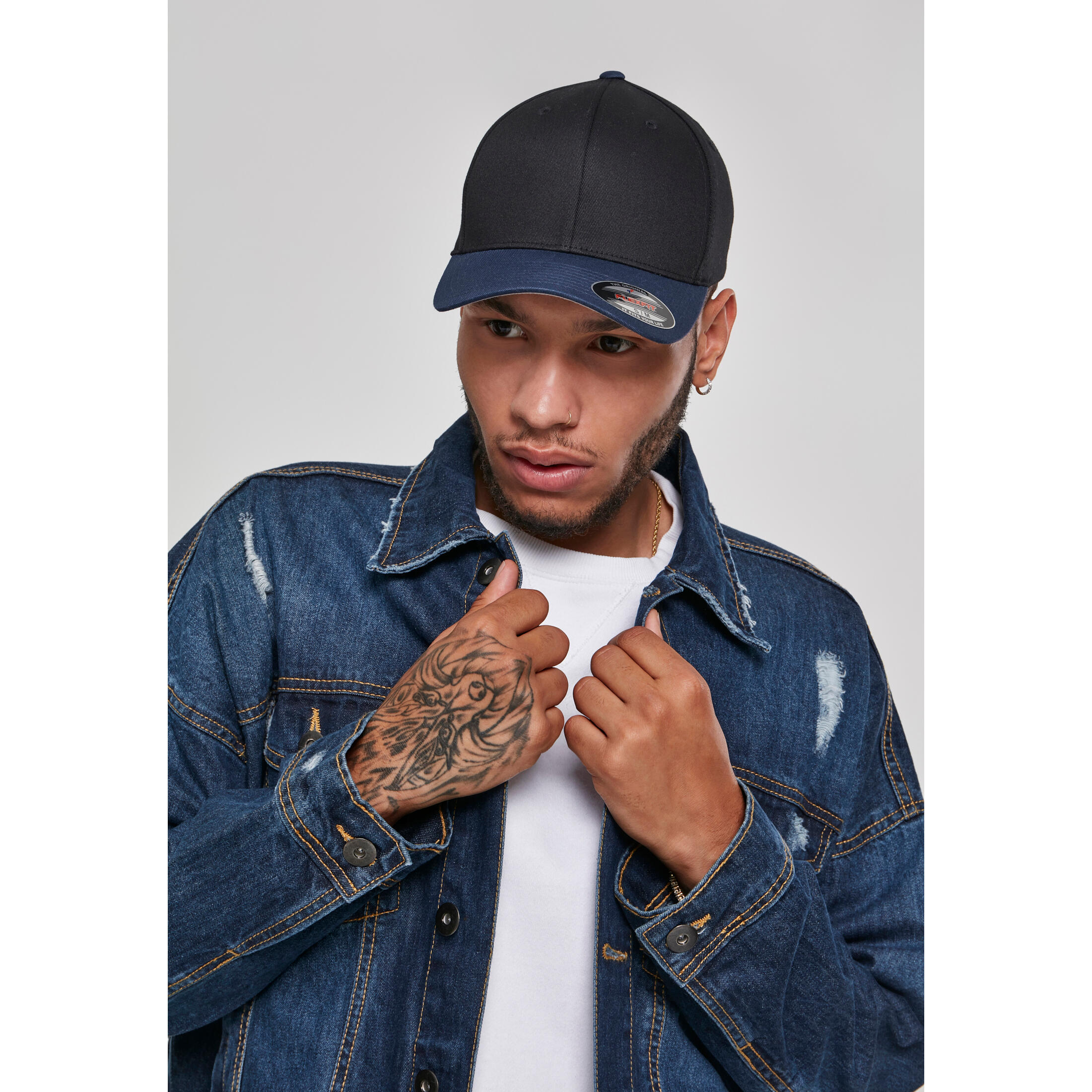 Cap Flexfit wooly combed 2-tone 4/7