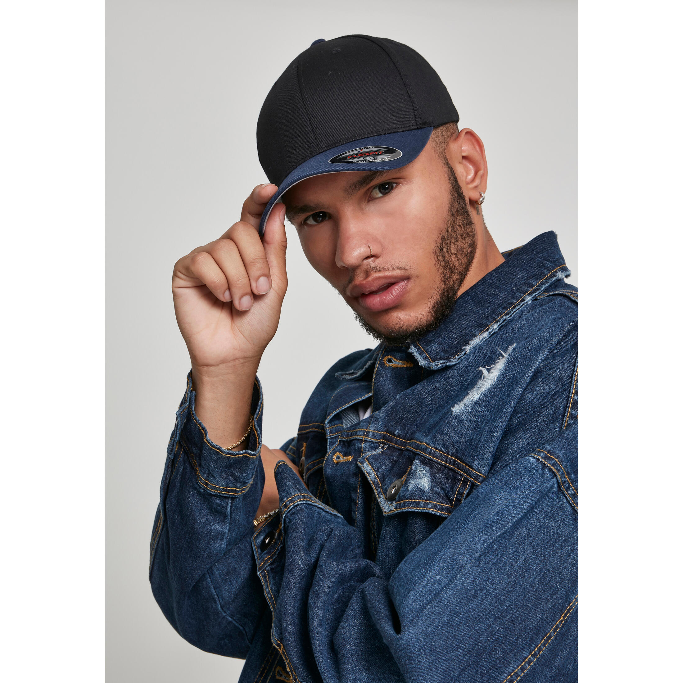 Cap Flexfit wooly combed 2-tone 6/7