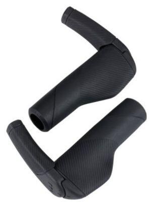BBB CYCLING Coppia di manopole ergonomiche BBB KingComfort con bar-end nero
