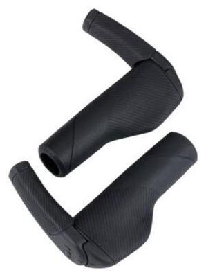 Paar BBB KingComfort Ergogriffe mit Bar-End Schwarz