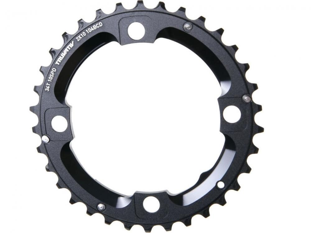 TRUVATIV corona MTB 34T in alluminio 4 bracci con viti medie. 2/2