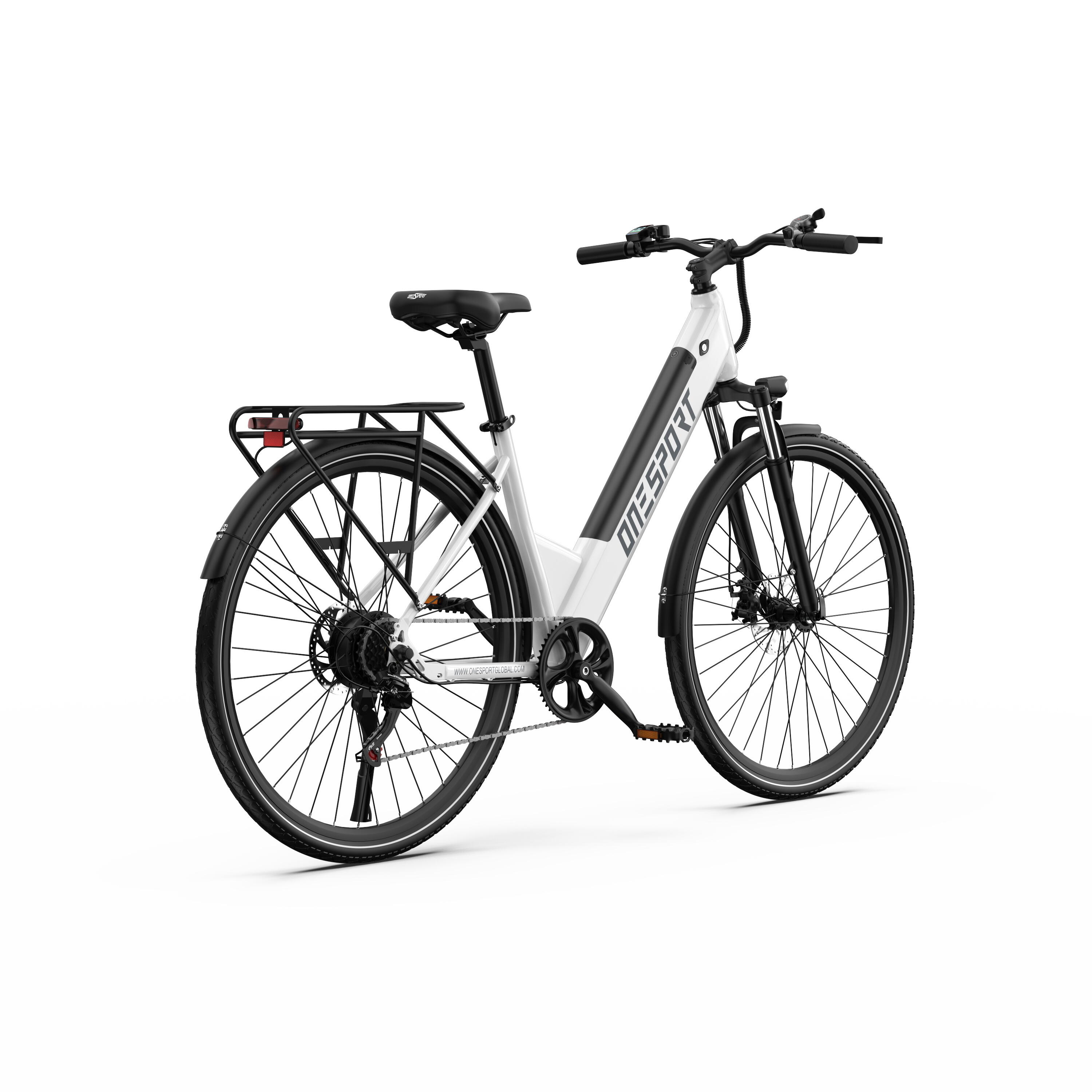 Bicicleta Elétrica Urbana ONESPORT OT12 27.5" com Bateria de 36V 13Ah 3/7