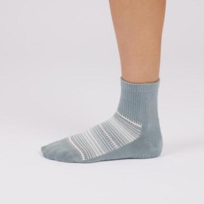 Tavi aria yoga ankle grip socks - blauw/grijs - gripsokken