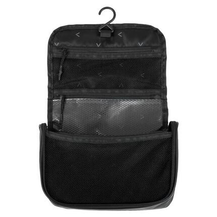 Reis-Kulturtasche Pouch mit Aufhängehaken – Schwarz