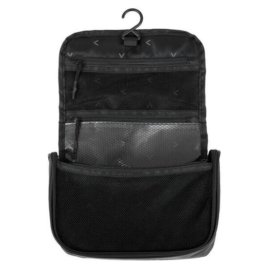 Reis-Kulturtasche Pouch mit Aufhängehaken – Schwarz