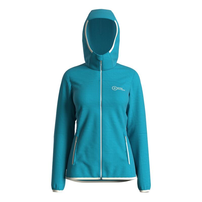 Great Escapes Argentiere Evo Lady Softshell jacket enamel blue 1/3