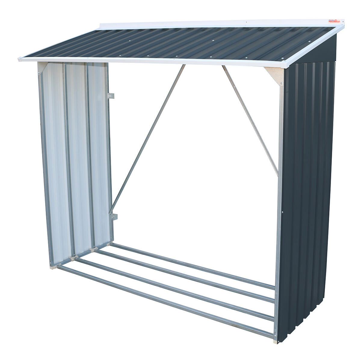 Leñero exterior 6×2 metal gris antracita 4/4