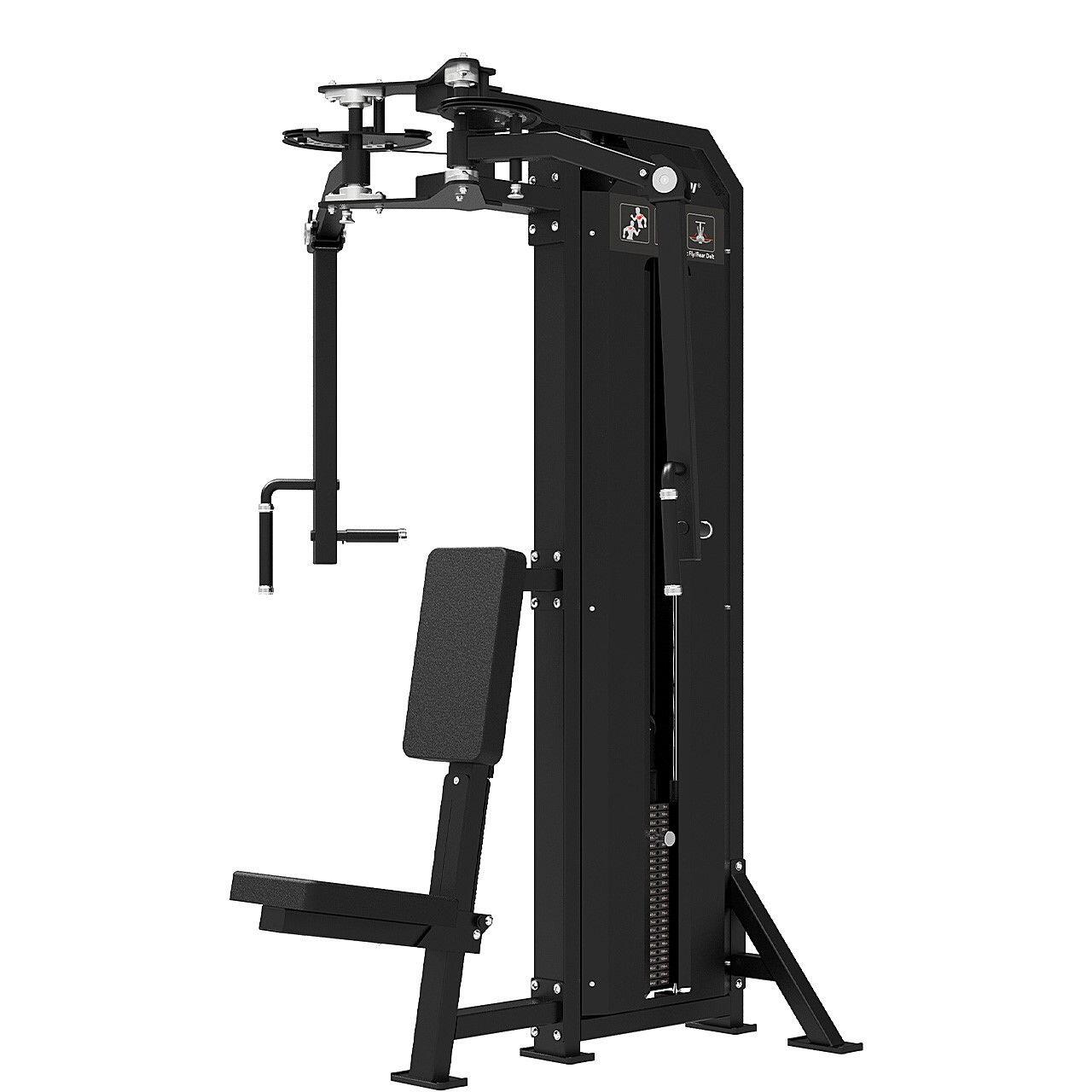 TUNTURI Tunturi Platinum Dual Pec Fly/Rear Delt mit Gewichtsstapel