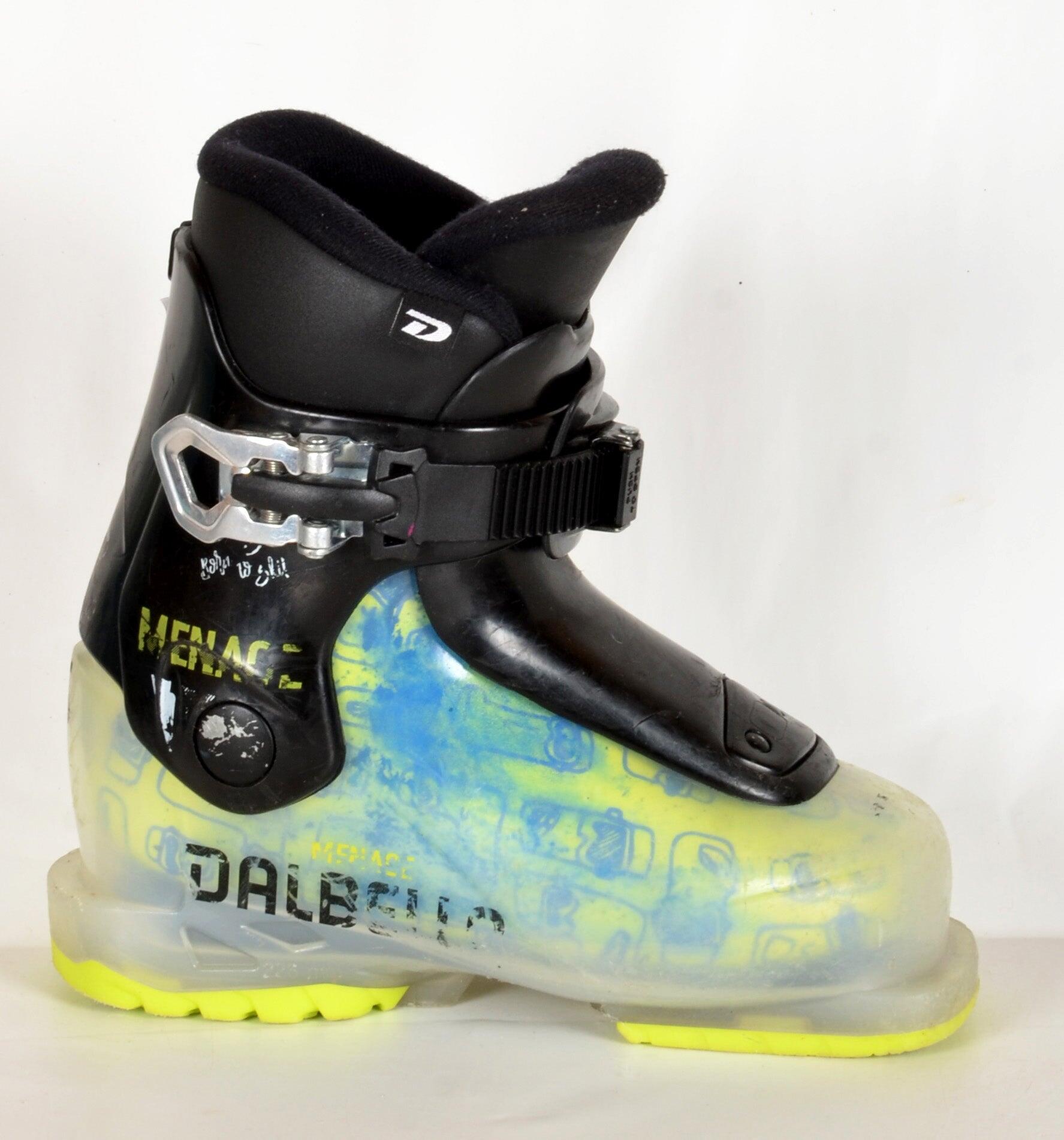 RECONDITIONNE - Chaussures de ski Junior Dalbello MENACE 1.0 green - BON 1/1