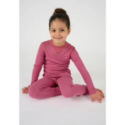 T-shirt Thermolactyl Sensitive, molleton - Gris - Col Rond - Manches Longues