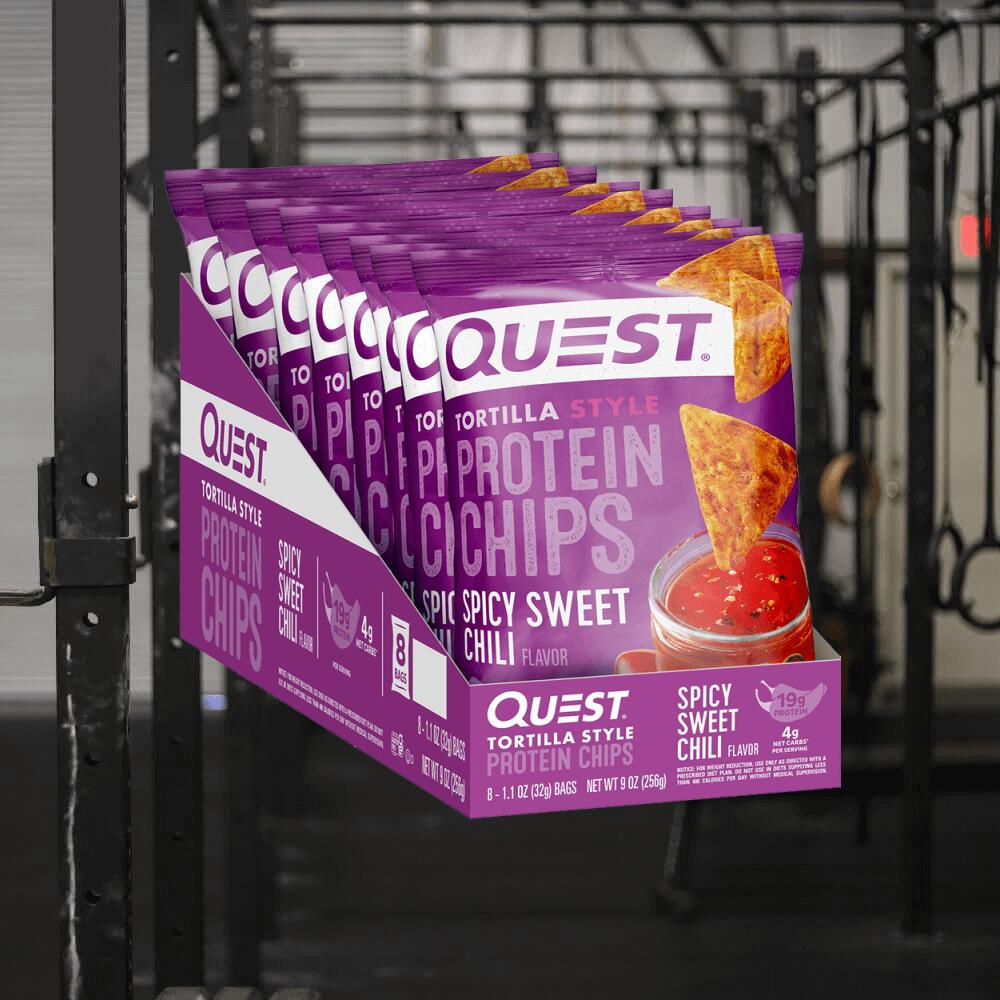 Quest Nutrition Protein Tortilla Chips (8x32g) Spicy Sweet Chili 2/3