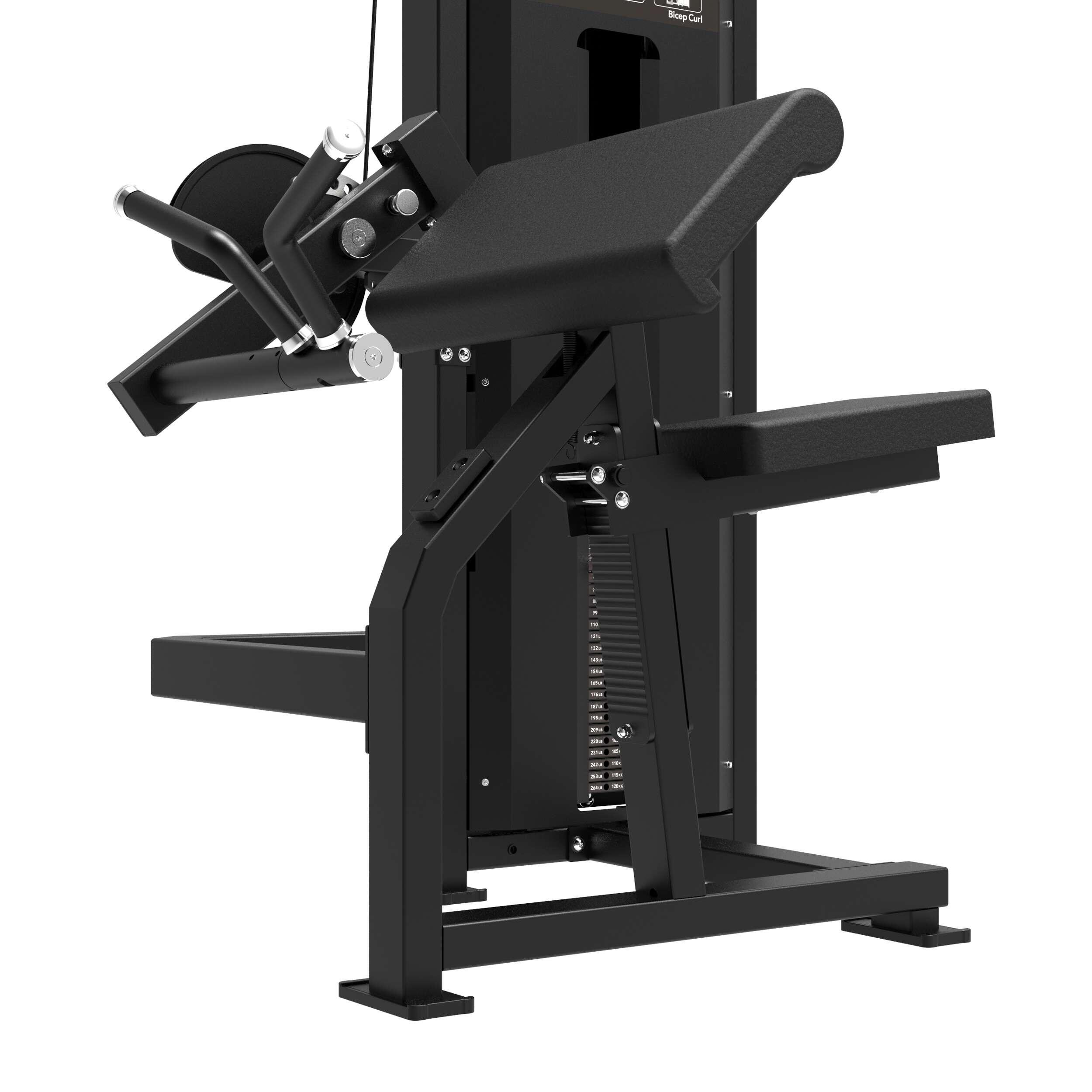 Tunturi Platinum Bicep Curl with Weight Stack 6/7