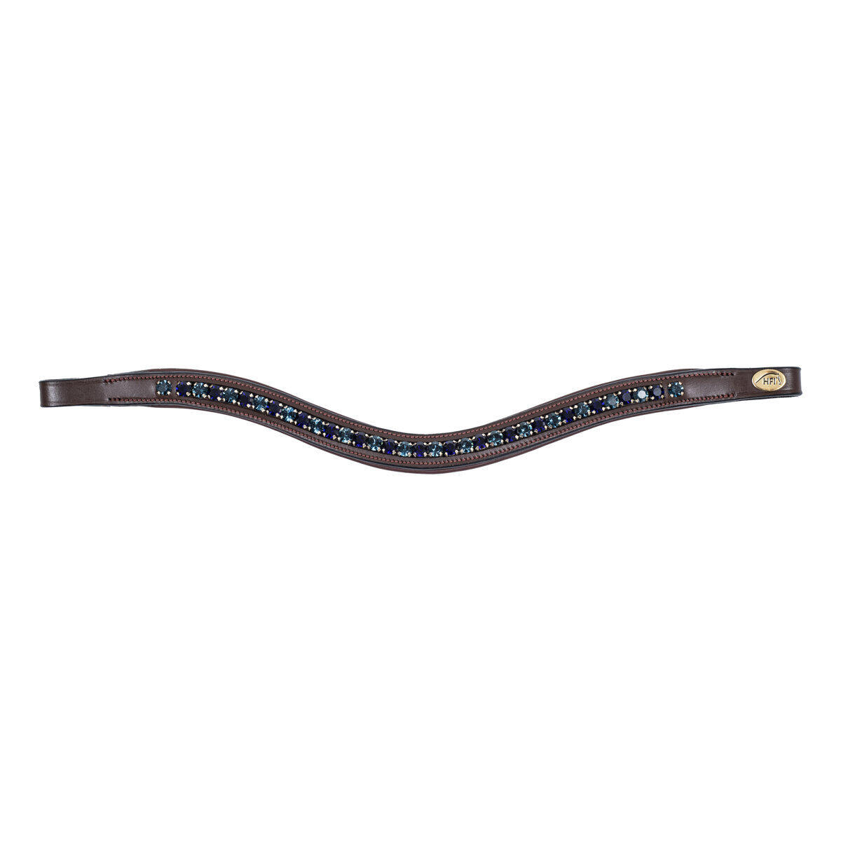 Frontaal voor paard HFI Padded Wave + Strass 2/2