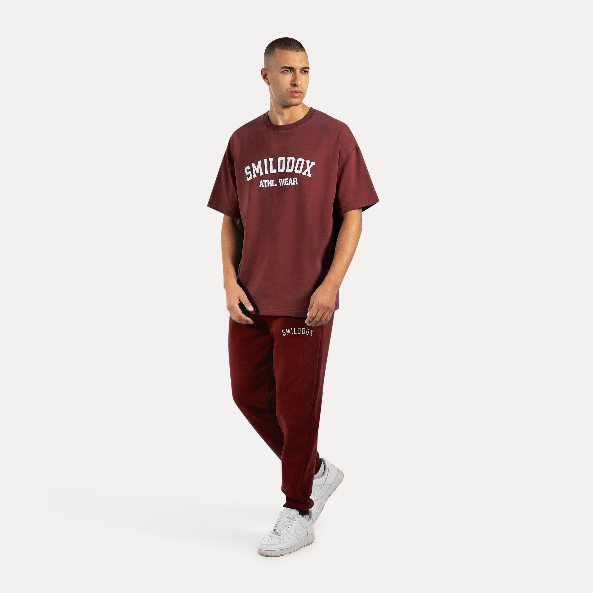 Herren T-Shirt Kayson Bordeaux 3/5
