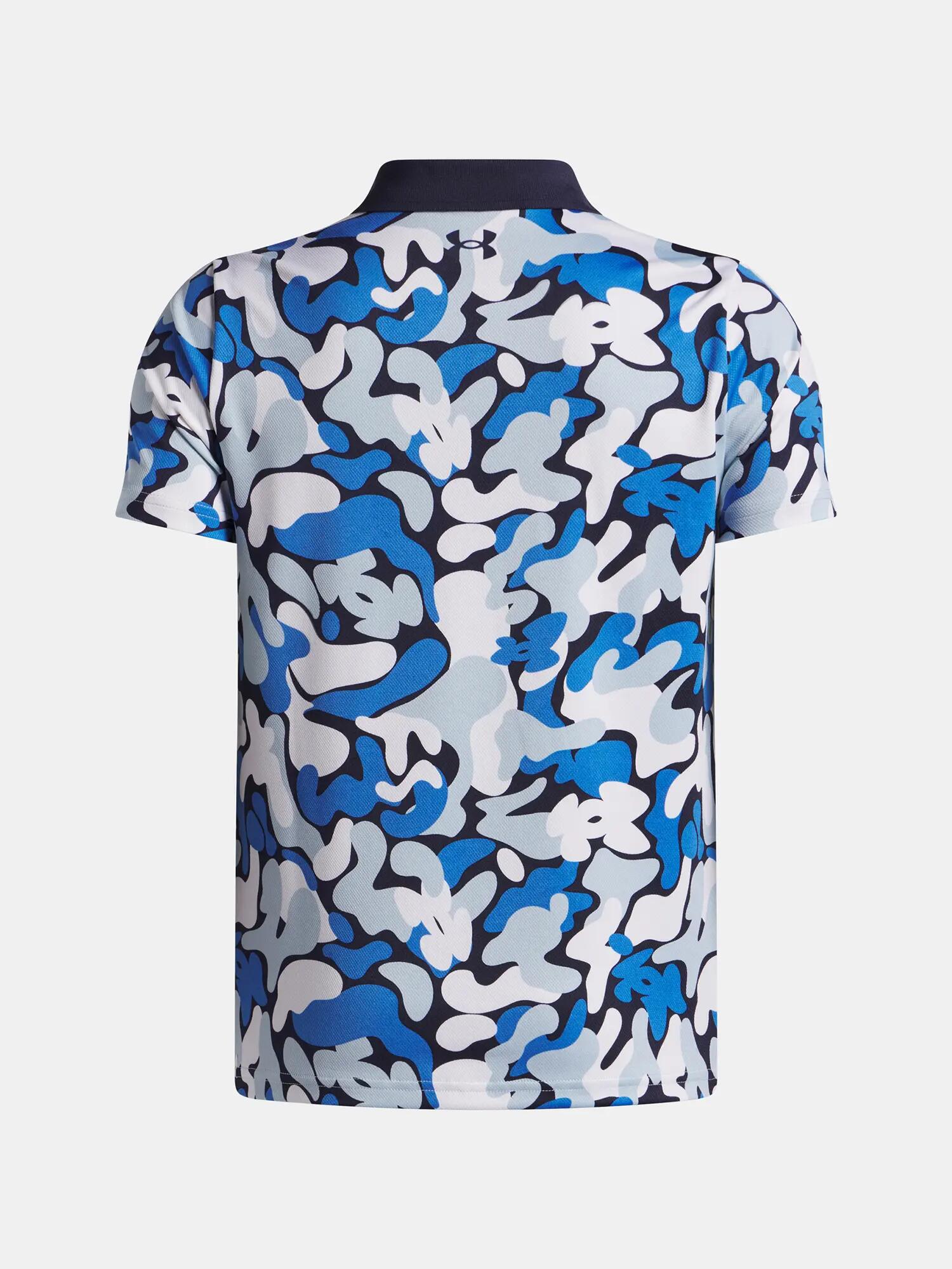 Fiú póló Under Armour UA Matchplay Printed Polo-BLU 2/2