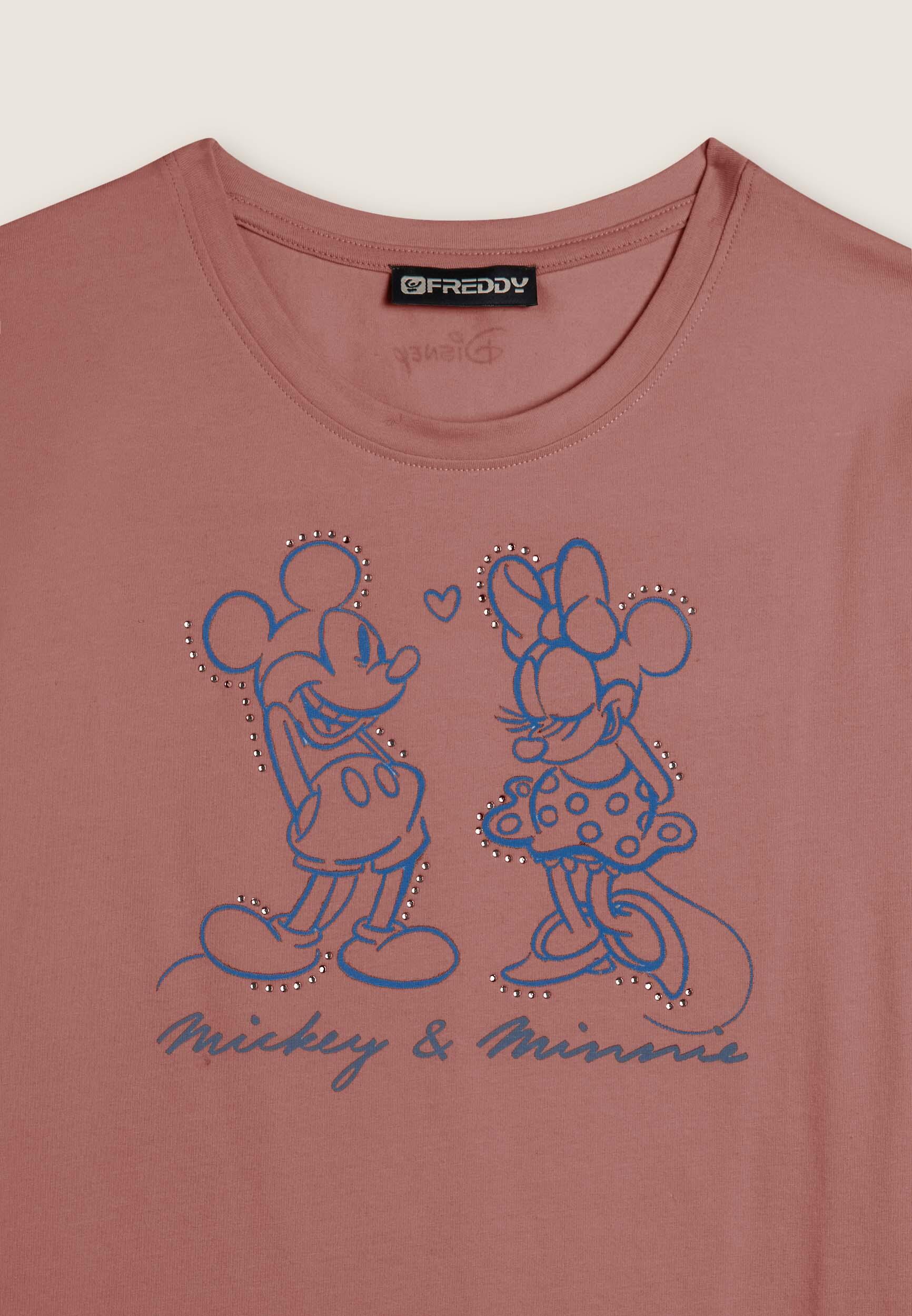 T-shirt da donna con stampa Disney e strass 3/3