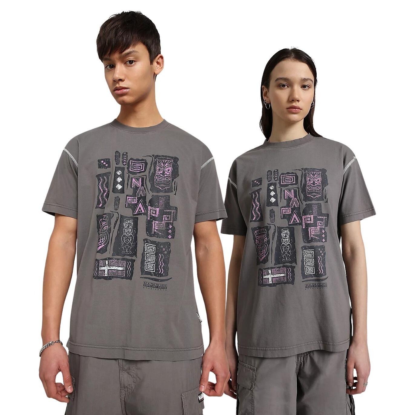 Camiseta Napapijri Kee Grey Gargoyle 2/7