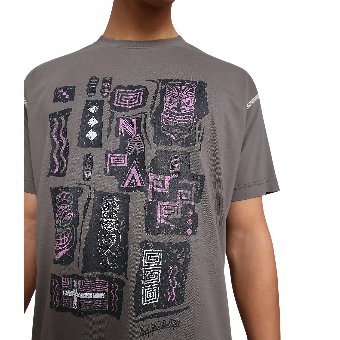 Camiseta Napapijri Kee Grey Gargoyle 7/7