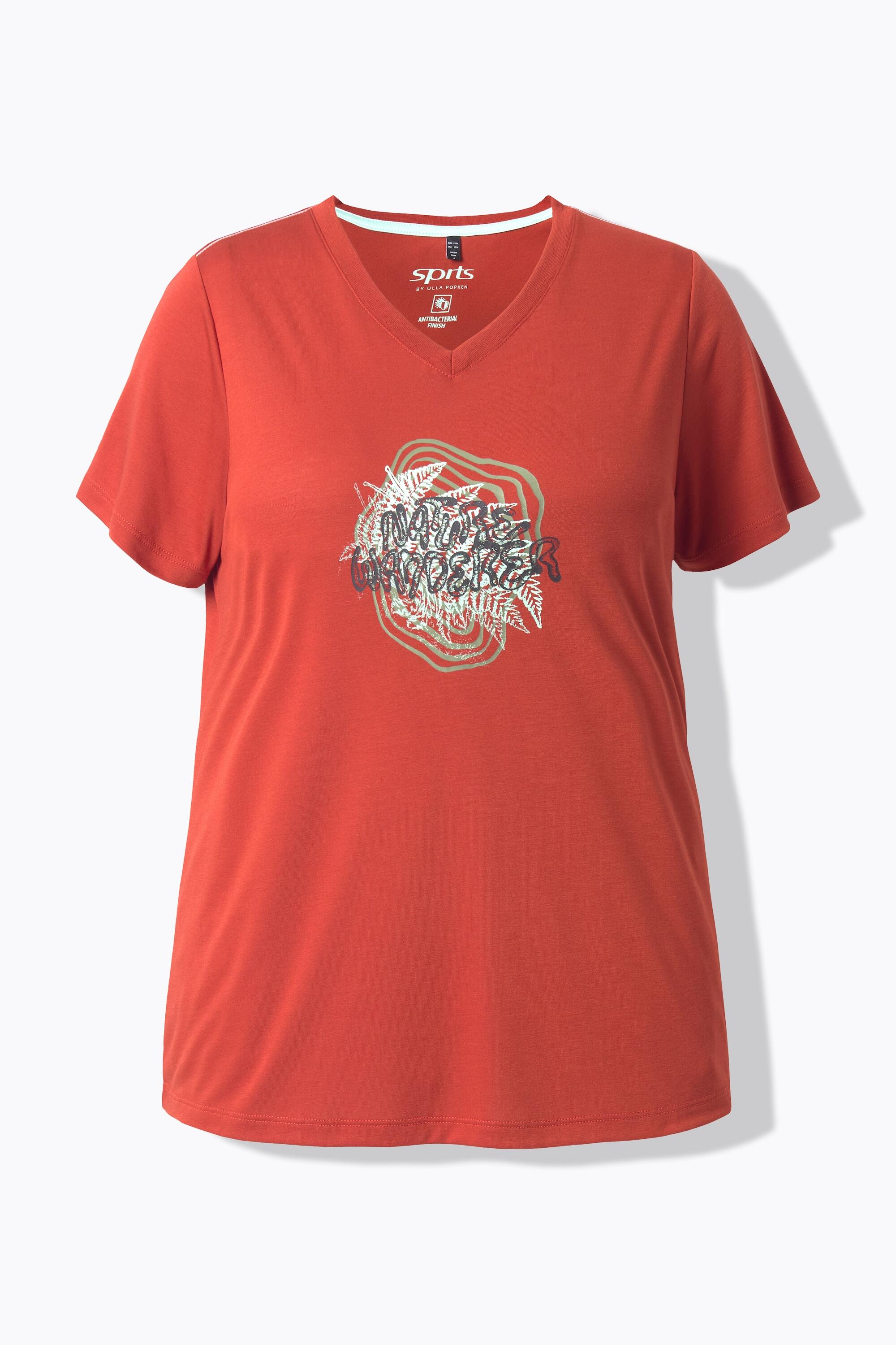 Femme T-shirt technique antibactérien décolleté en V et manches courtes 6/6